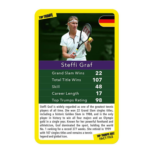 Tennis Stars Top Trumps Limited Edition Card Game - Trò Chơi Thẻ Bài Thể Thao Sưu Tầm - Winning Moves - Hình ảnh chi tiết 2