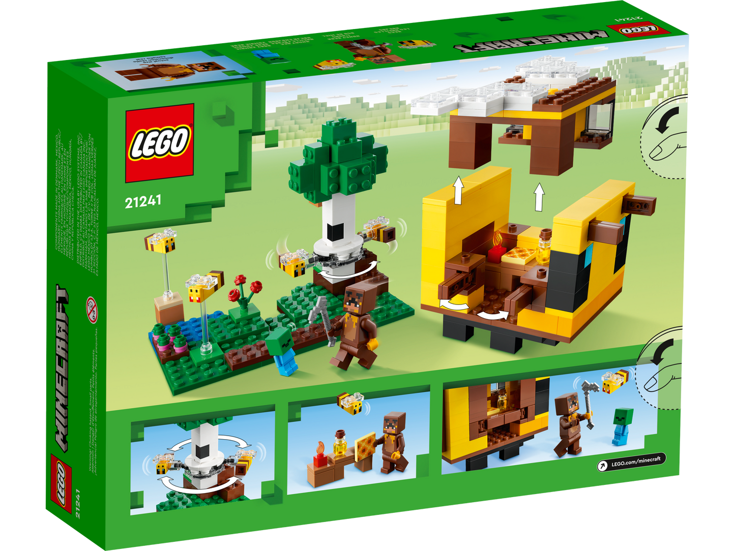 LEGO® Minecraft® The Bee Cottage - Đồ Chơi Lắp Ráp Ngôi Nhà Ong - LEGO 21241 LEGO - LEGO