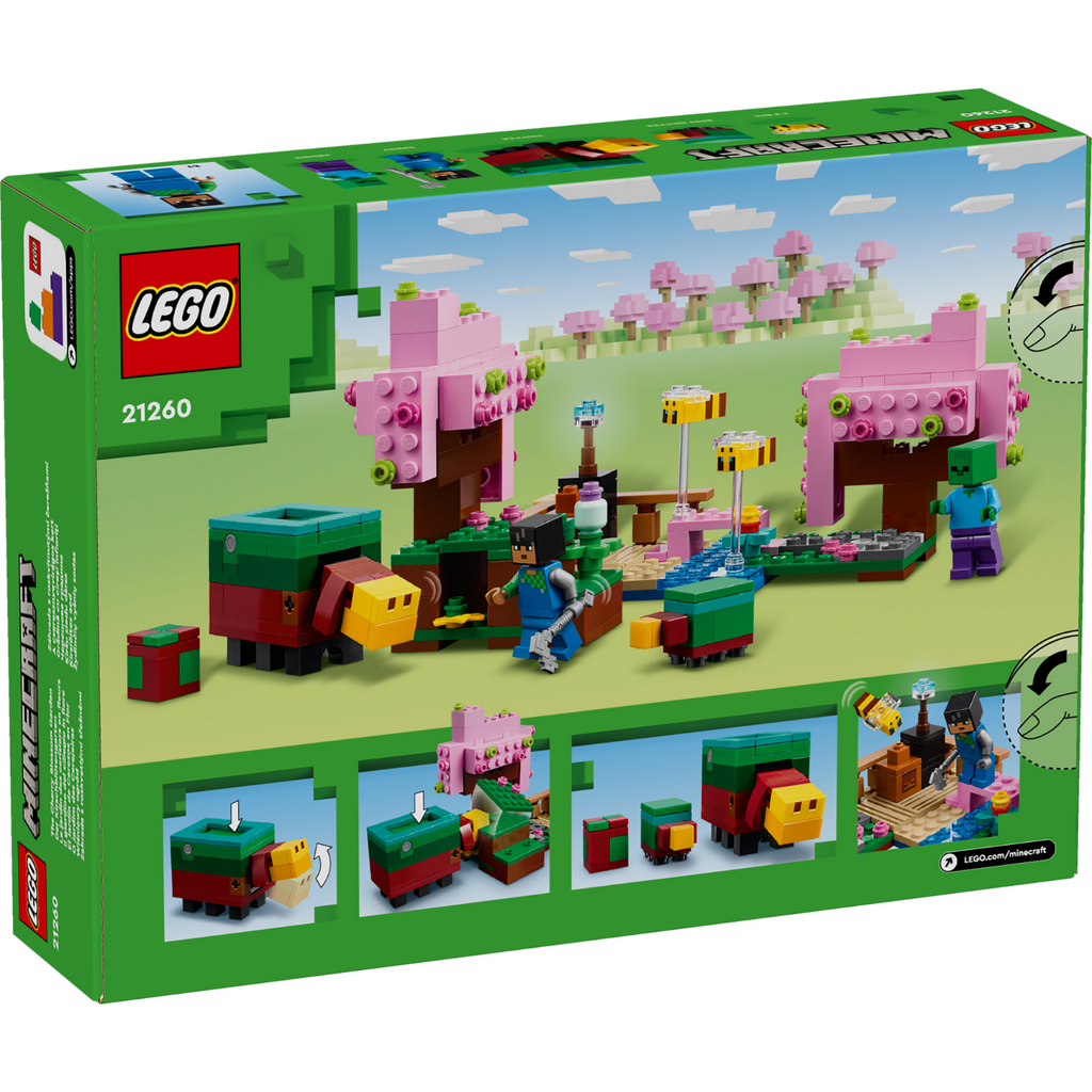 LEGO® Minecraft® The Cherry Blossom Garden - Bộ Lắp Ráp Khu Vườn Hoa Anh Đào (21260) LEGO - ảnh 3 - LEGO® Minecraft®
