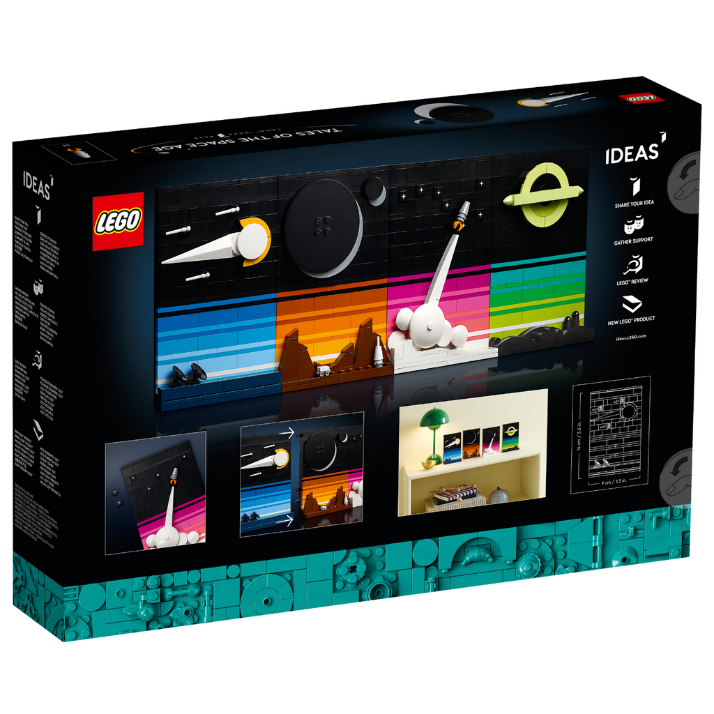 LEGO® Ideas Tales of the Space Age - Bộ Lắp Ráp Tranh 3D Vũ Trụ Nghệ Thuật 21340 - Hình ảnh bổ sung 6