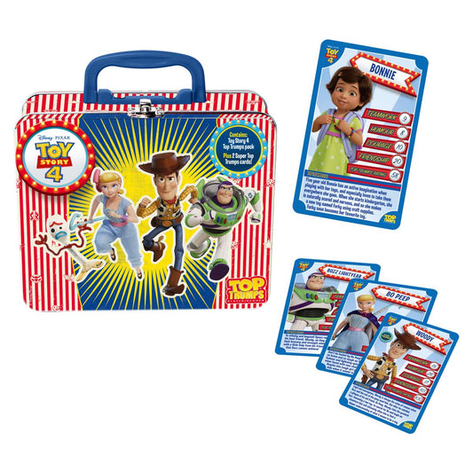 Toy Story 4 Top Trumps Card Game Collectors Tin - Trò chơi thẻ bài sưu tầm Winning Moves - Hình ảnh chi tiết 2