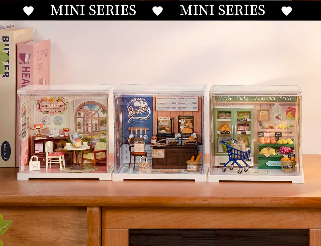 Rolife Mini Super Creator Shop Series - Bộ mô hình lắp ráp nhà búp bê tí hon DIY - Rolife