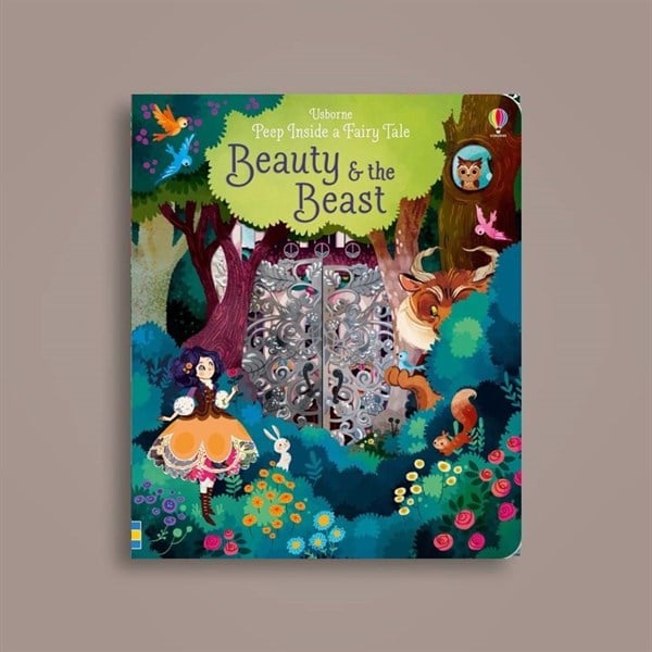 Sách - Anh: Peep Inside A Fairy Tale: Beauty & The Beast