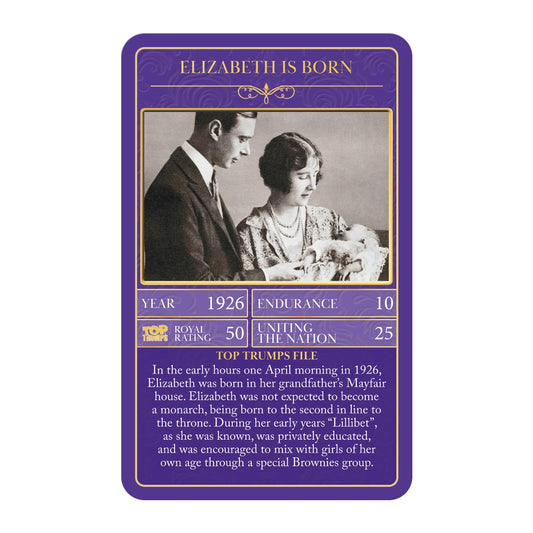 HM Queen Elizabeth II Top Trumps Card Game - Trò Chơi Thẻ Bài Kỷ Niệm Nữ Hoàng Anh - Winning Moves - Hình ảnh chi tiết 2
