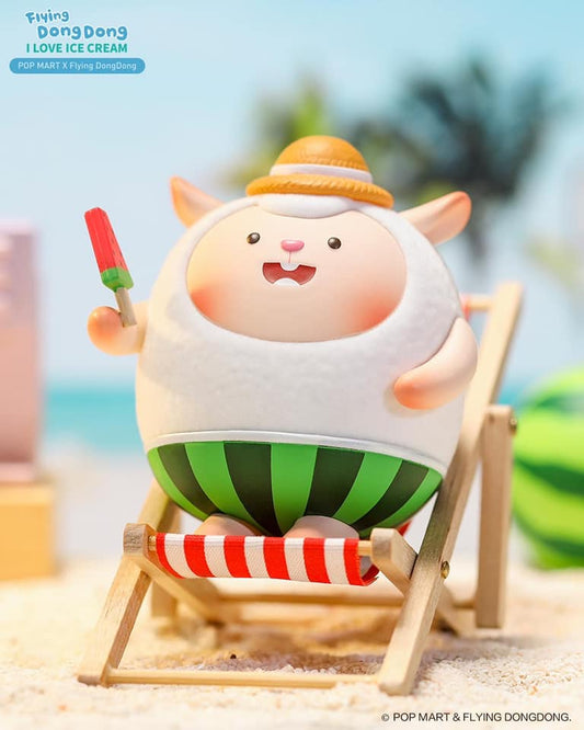 Popmart Flying DongDong I Love Ice Cream Blindbox Series - Mô hình hộp mù chính hãng Pop Mart