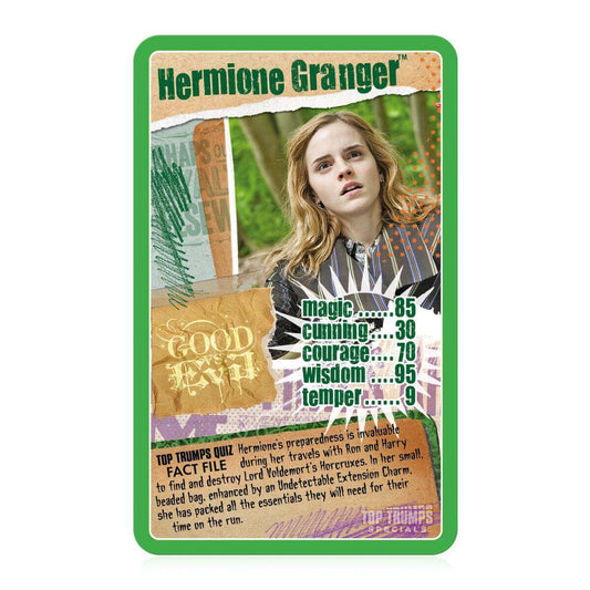 Harry Potter & The Deathly Hallows Part 1 Top Trumps Card Game - Thẻ Bài Board Game Sưu Tầm Winning Moves - Hình ảnh chi tiết 2