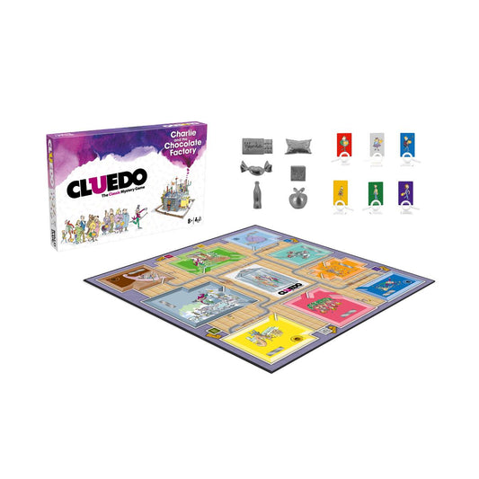 Charlie & the Chocolate Factory Cluedo Mystery Board Game - Board Game Trinh Thám Kinh Điển - Winning Moves - Hình ảnh chi tiết 2