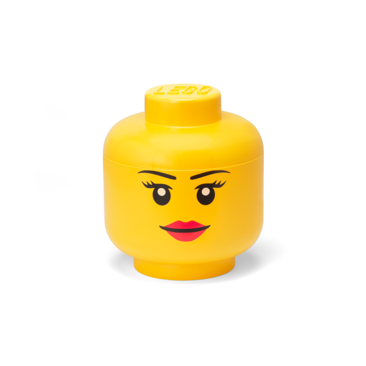 Lego Storage Head (Large) - Girl - Hộp Đựng Đồ LEGO Hình Đầu Bé Gái - LEGO 40321725 - Hình ảnh chi tiết 2