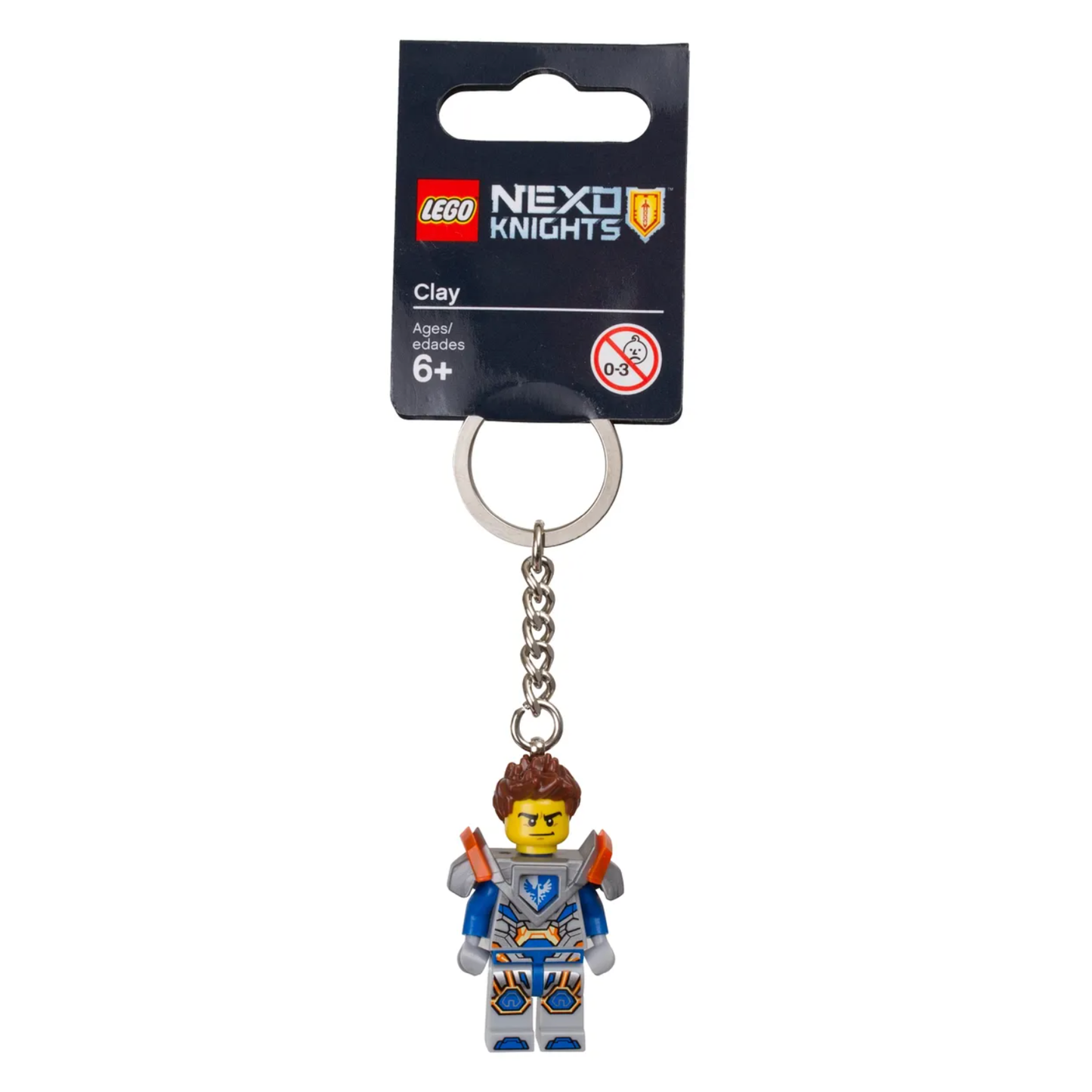 LEGO® NEXO KNIGHTS™ Clay Keyring - Móc khóa nhân vật Clay Moorington LEGO 853686 - Hình ảnh sản phẩm
