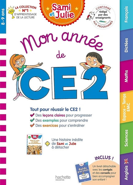Mon Année De Ce2 - Avec Une Histoire Inédite Des Aventures De Sami Et Julie Et Un Guide Parents Détachables