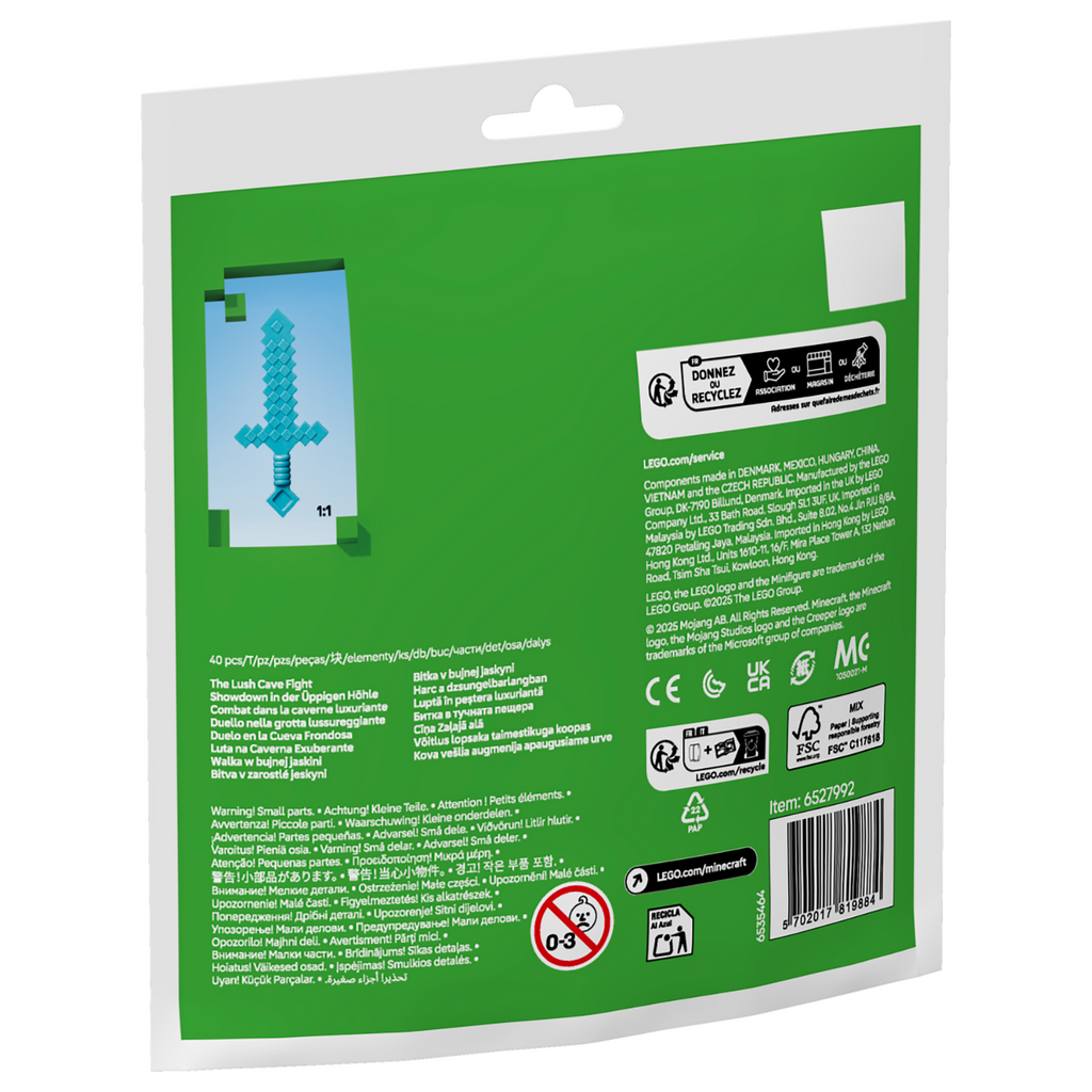 LEGO® Minecraft® The Lush Cave Fight - Đồ Chơi Lắp Ráp Hang Động Tươi Tốt 30705 - LEGO - Hình ảnh bổ sung 6