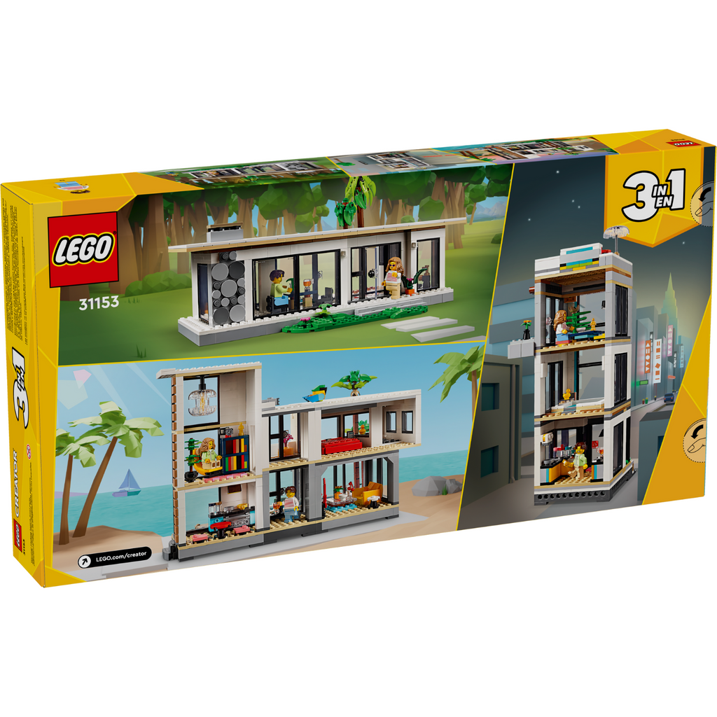 LEGO® Creator 3-in-1 Modern House - Mô Hình Lắp Ráp Nhà Hiện Đại (31153) - Hình ảnh bổ sung 10