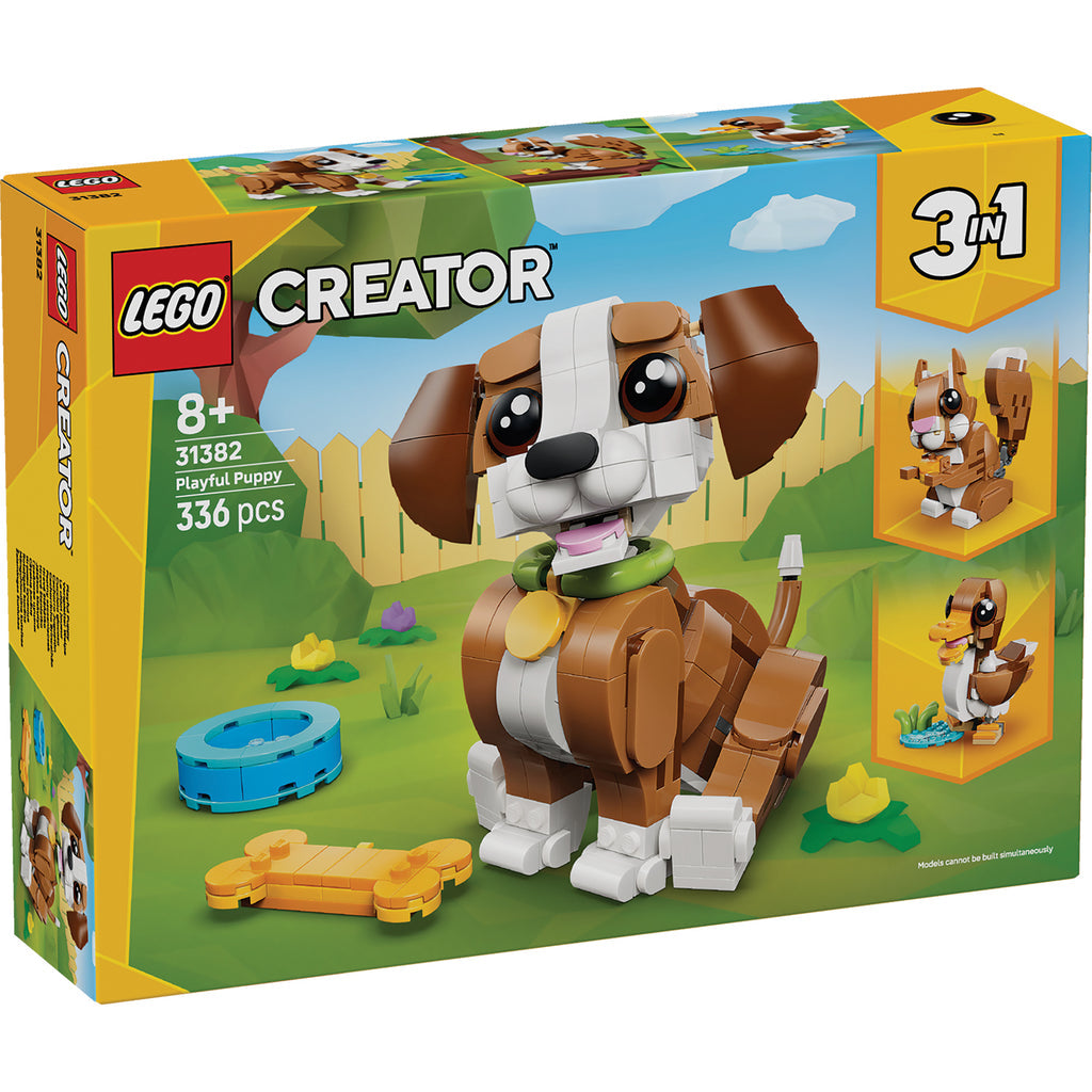 LEGO® Creator 3-in-1 Cute Animals: Playful Puppy Dog - Đồ Chơi Lắp Ráp Động Vật Dễ Thương LEGO 31382 LEGO