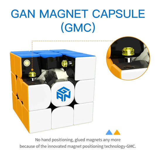 GAN354 M - Rubik 3x3 Nam Châm Cao Cấp 54mm - GANCUBE