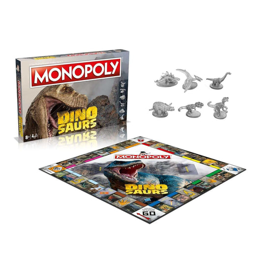 Dinosaurs Monopoly Board Game - Exclusive Edition | Cờ Tỷ Phú Khủng Long | Winning Moves