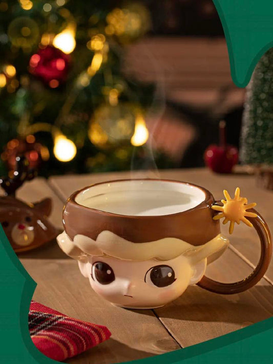 DIMOO Letters from Snowman Series-Mug - Ly Sứ Cao Cấp Pop Mart - Hình ảnh chi tiết 2