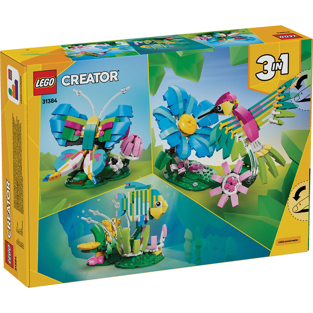 LEGO® Creator 3-in-1 Wild Animals: Colourful Hummingbird - Đồ chơi lắp ráp 3 trong 1 Động vật Hoang dã - LEGO 31384 LEGO