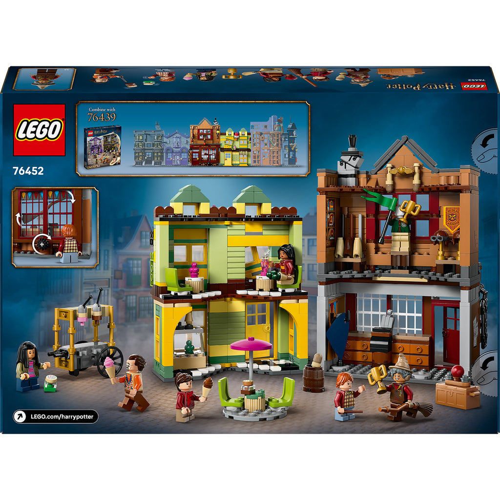 LEGO® Harry Potter™ Quality Quidditch™ Supplies & Ice Cream - Bộ Lắp Ráp Hẻm Xéo Diagon Alley - LEGO 76452 LEGO - ảnh 6 - LEG