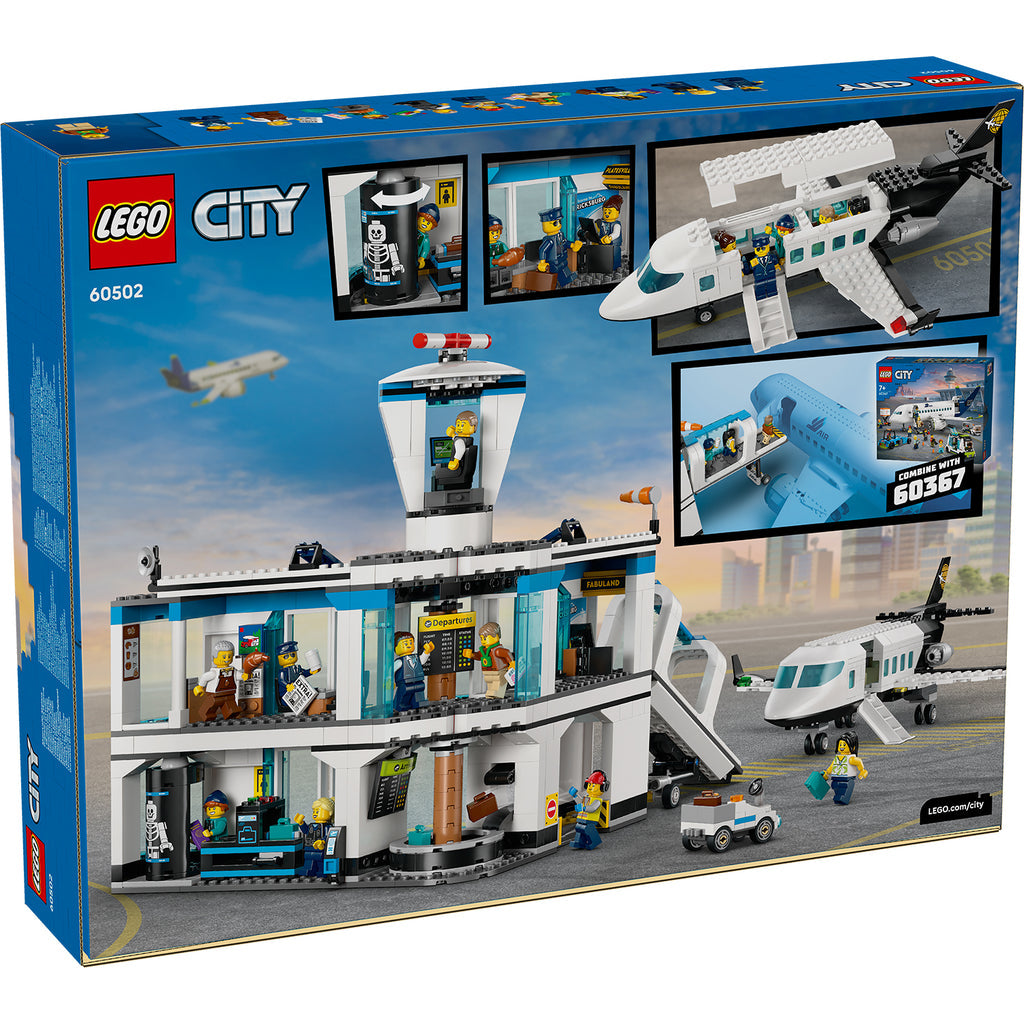 LEGO® City Airport with Airplane - Đồ Chơi Lắp Ráp Sân Bay Hiện Đại - LEGO 60502