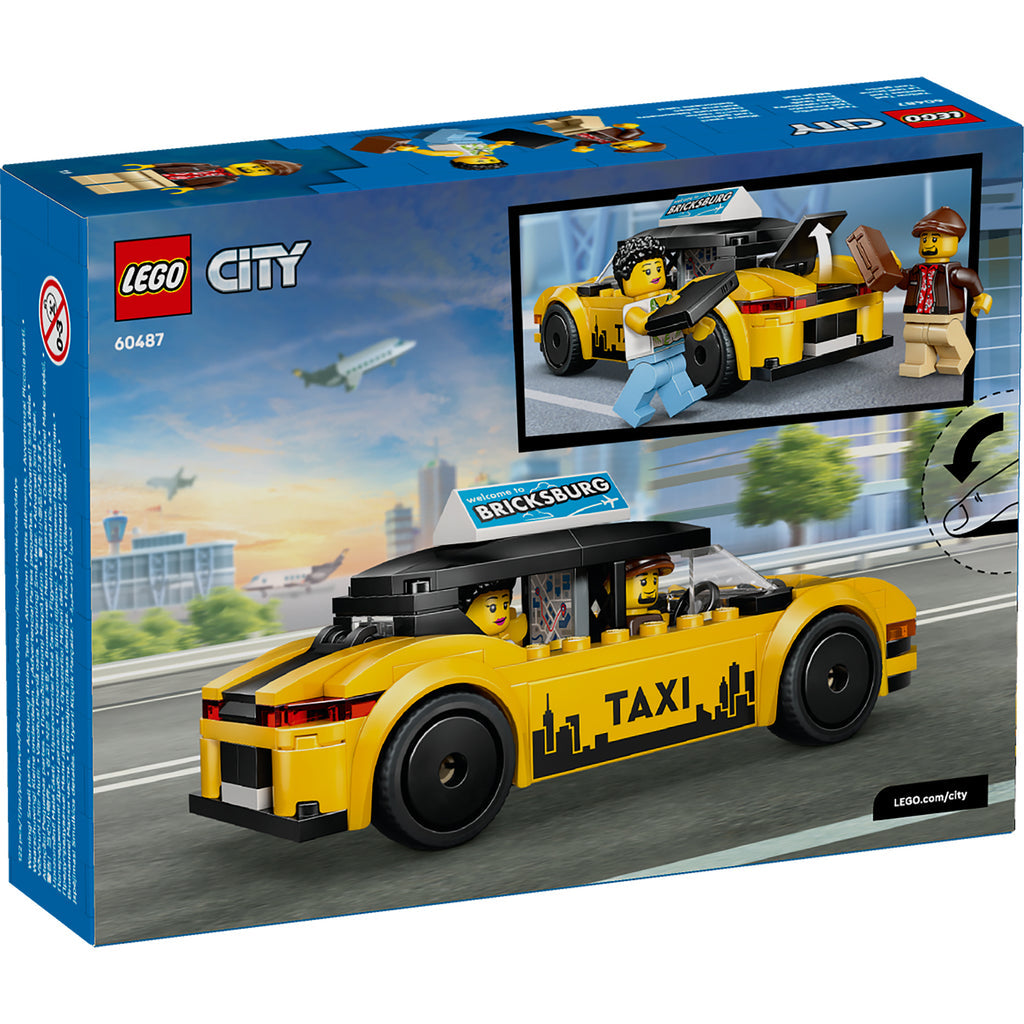 LEGO® City Yellow Taxi - Đồ Chơi Lắp Ráp Xe Taxi Vàng - LEGO 60487 LEGO - ảnh 2 - LEGO Sets