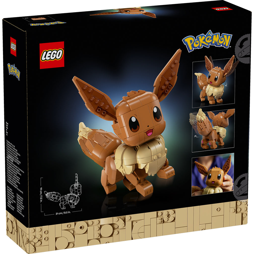 LEGO® Pokémon™ Eevee - Mô hình lắp ráp nhân vật Pokémon chính hãng - LEGO 72151 LEGO - ảnh 4 - LEGO Building Set