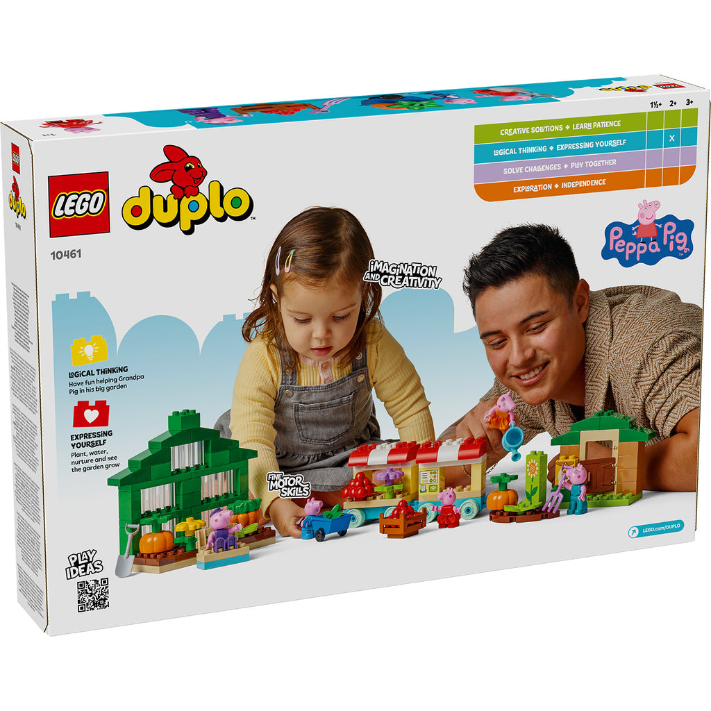 LEGO® DUPLO™ Grandpa Pig's Garden and Greenhouse - Bộ đồ chơi lắp ráp vườn cây Peppa Pig - LEGO 10461 LEGO - ảnh 4 - LEGO