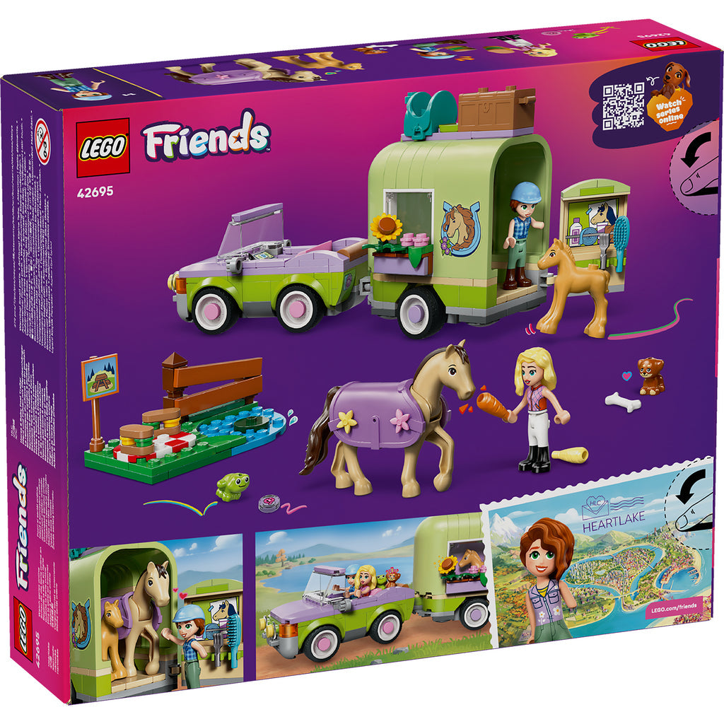LEGO® Friends Horse & Baby Foal Trailer - Đồ Chơi Lắp Ráp Xe Kéo Ngựa LEGO 42695 LEGO - ảnh 3 - Đồ chơi lắp ráp