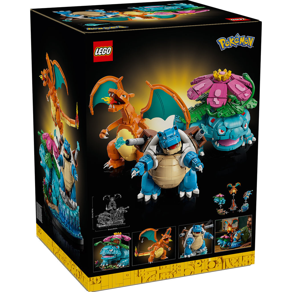 LEGO® Pokémon™ Venusaur, Charizard and Blastoise - Bộ Mô Hình Lắp Ráp Cao Cấp - LEGO 72153 LEGO - ảnh 5 - LEGO Sets