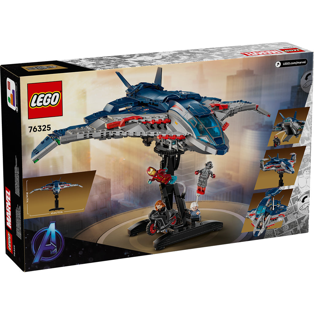 LEGO® Marvel Avengers: Age of Ultron Quinjet Mô Hình Lắp Ráp Máy Bay Siêu Anh Hùng LEGO 76325 LEGO - ảnh 6 - Building Sets