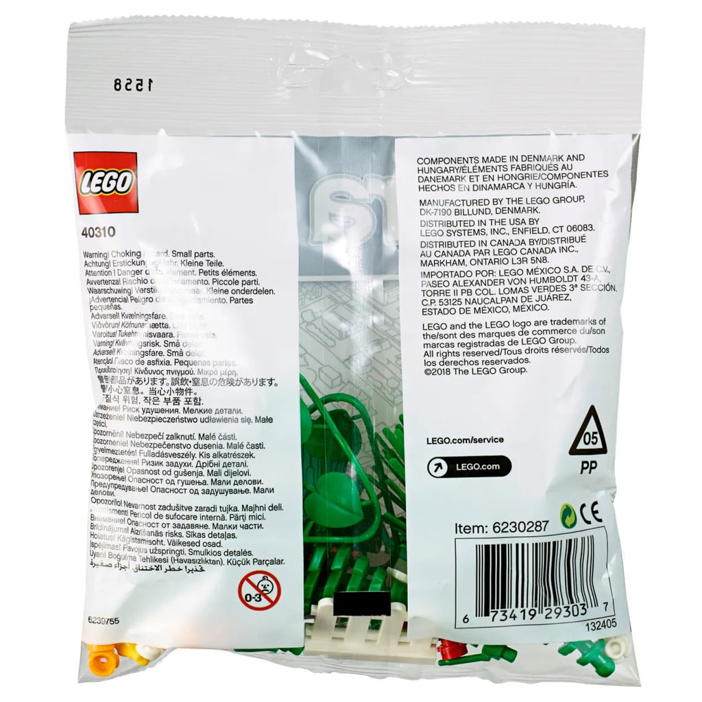 LEGO® Xtra Botanical Accessories - Bộ Phụ Kiện Thực Vật - LEGO 40310 - Góc nhìn khác 3
