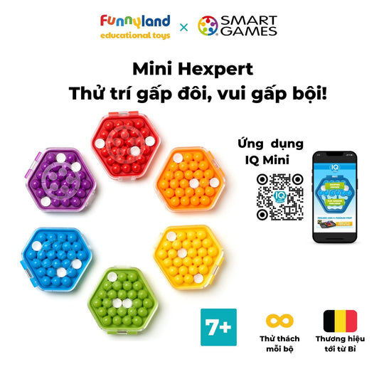 Đồ chơi thông minh Smartgames Thử Thách IQ Mini Hexpert