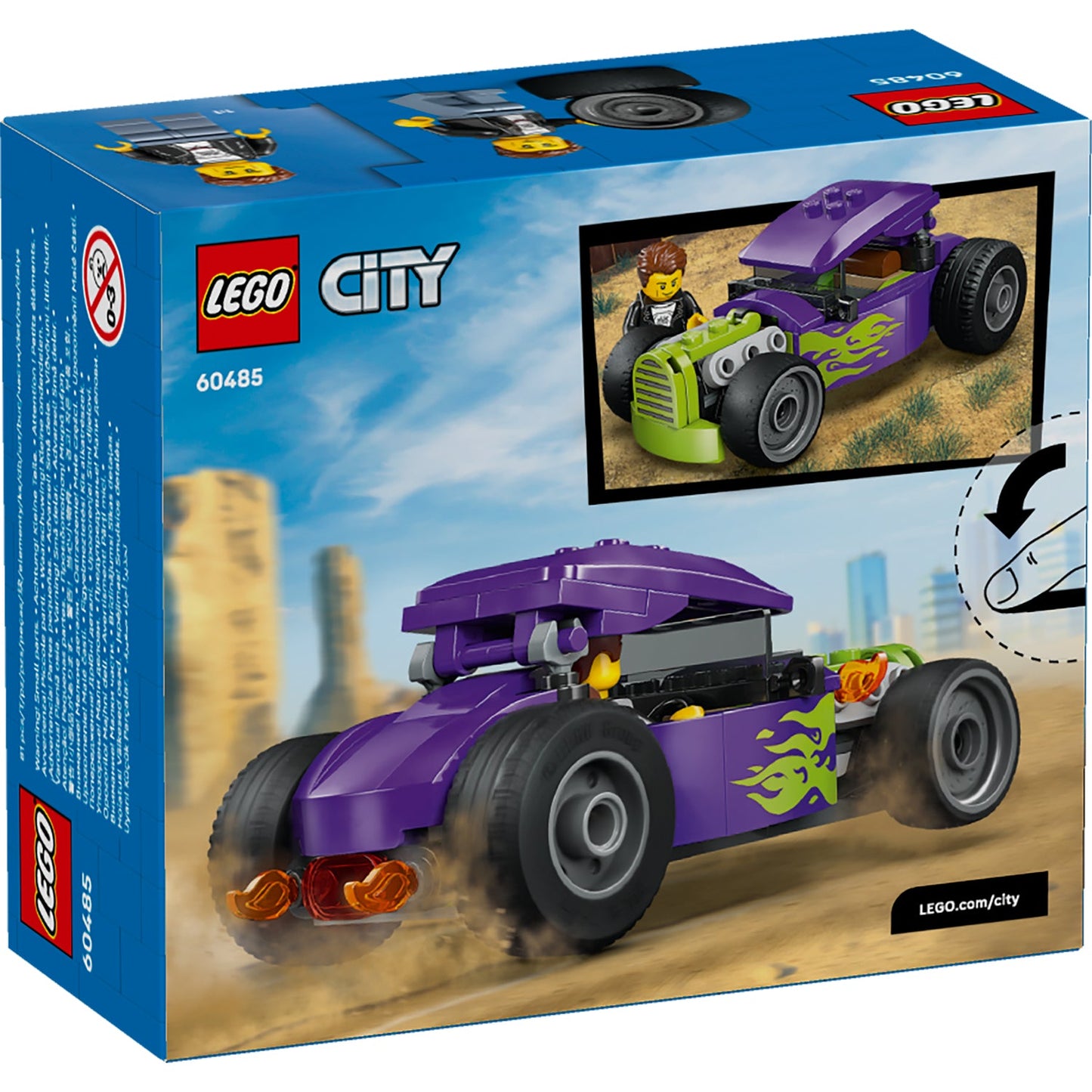 LEGO® City Hot Rod - Xe Đua Hot Rod Cổ Điển - LEGO 60485 LEGO - ảnh 4 - LEGO City
