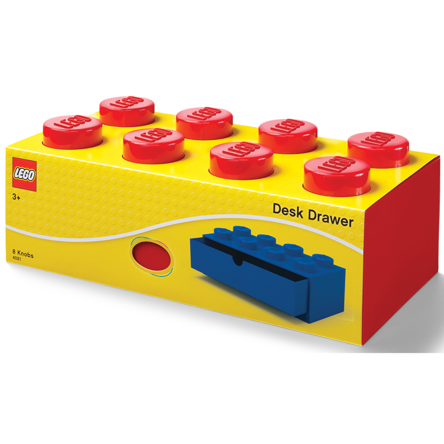 LEGO Desk Drawer 8 - Red - Ngăn kéo để bàn LEGO 8 nút - LEGO - Hình ảnh sản phẩm