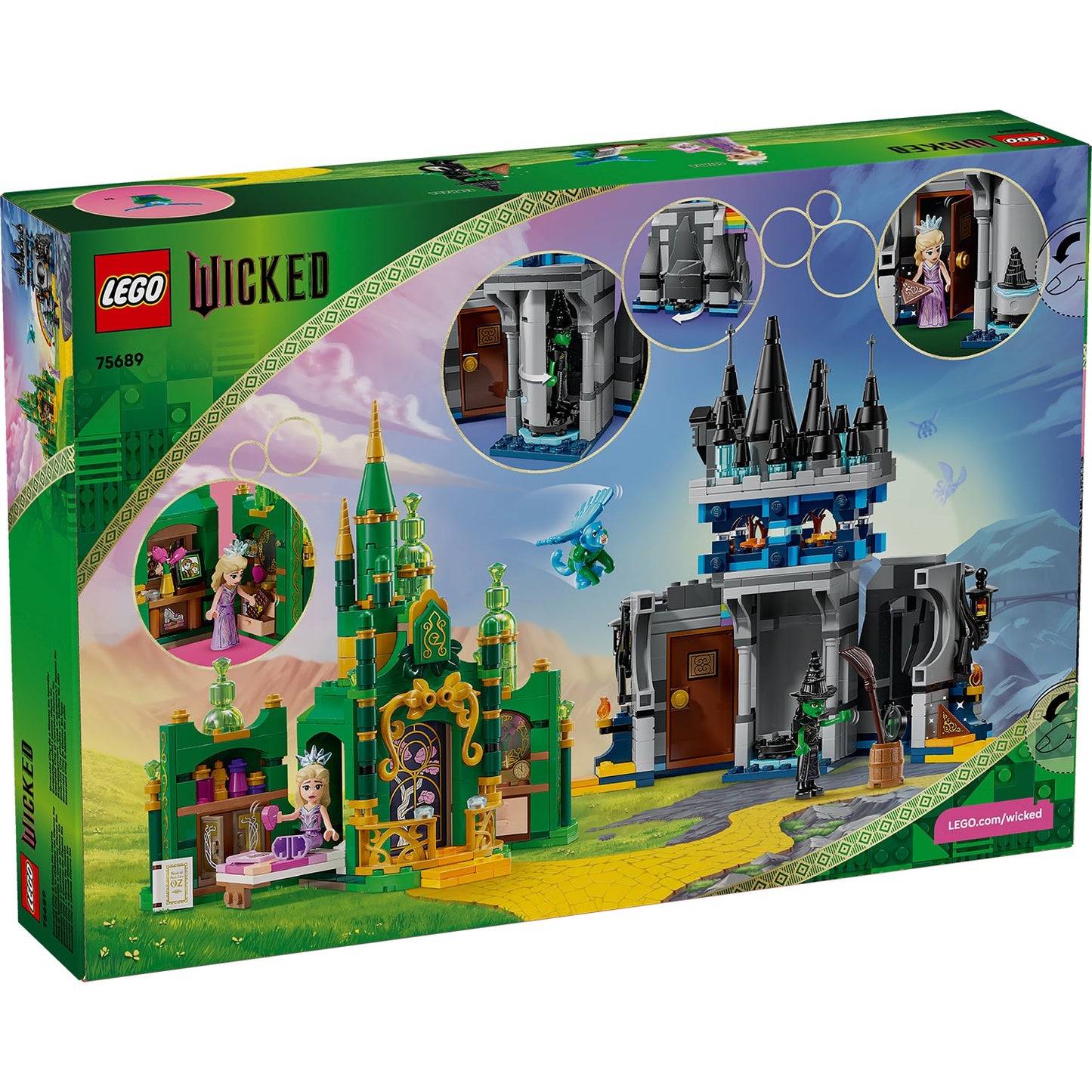 LEGO® Wicked Emerald City & Kiamo Ko Castle - Đồ Chơi Lắp Ráp Lego 75689