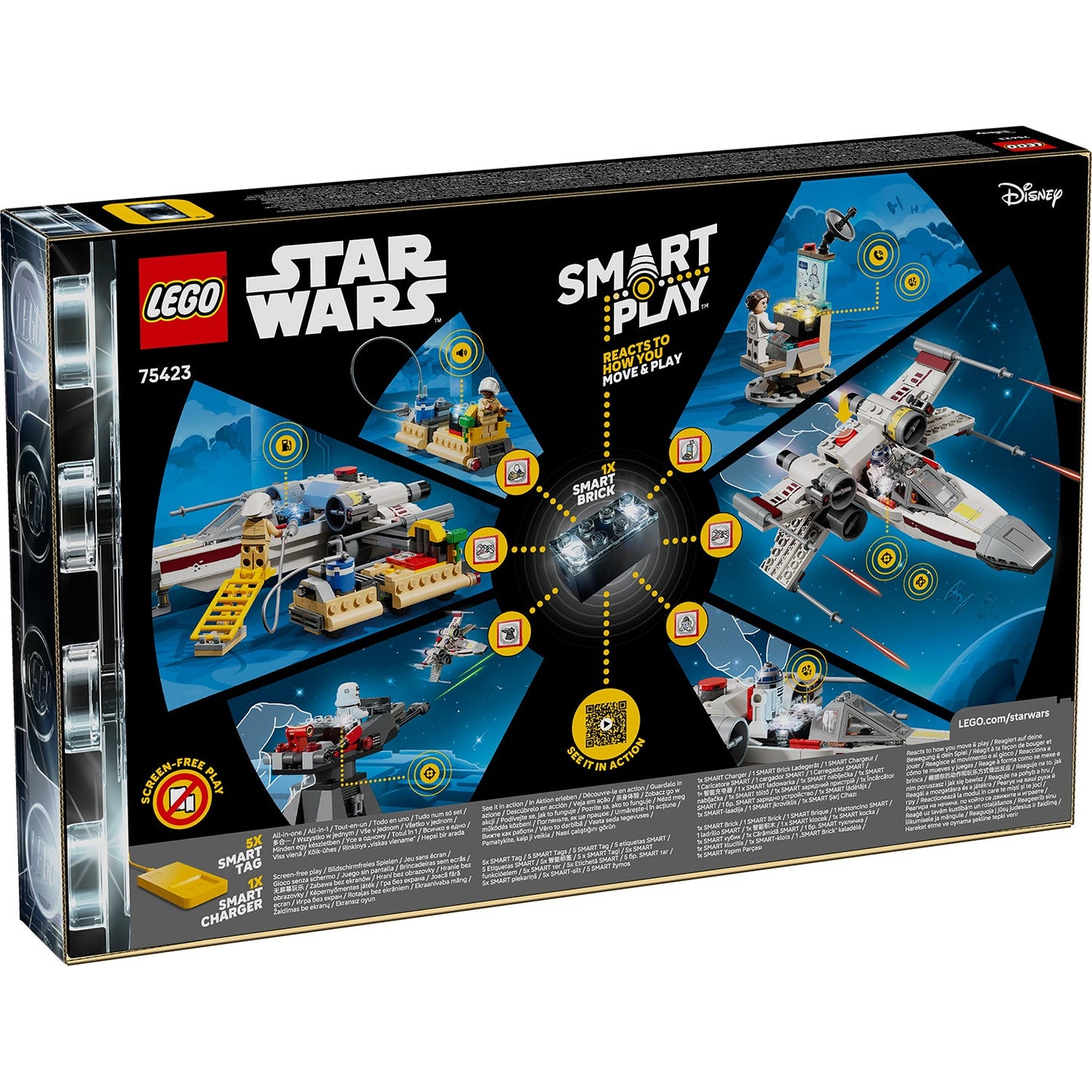LEGO® Star Wars™ SMART Play™: Luke’s Red Five X-Wing™ - Đồ chơi lắp ráp tương tác thông minh LEGO 75423 LEGO - ảnh 9 - Buildi