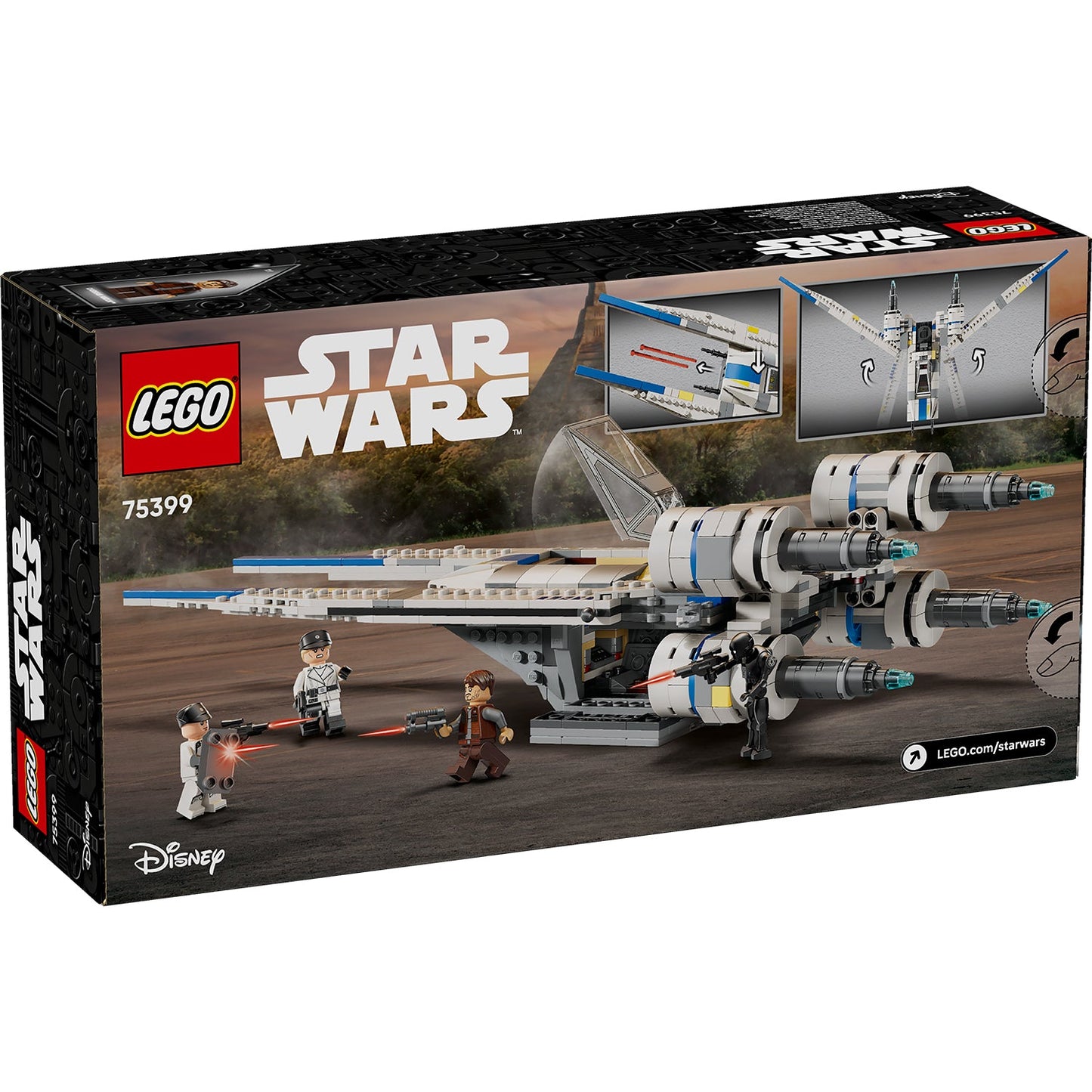 LEGO® Star Wars™ Rebel U-Wing Starfighter™ - Đồ chơi lắp ráp Phi thuyền Starfighter (75399) LEGO - ảnh 7 - Lego