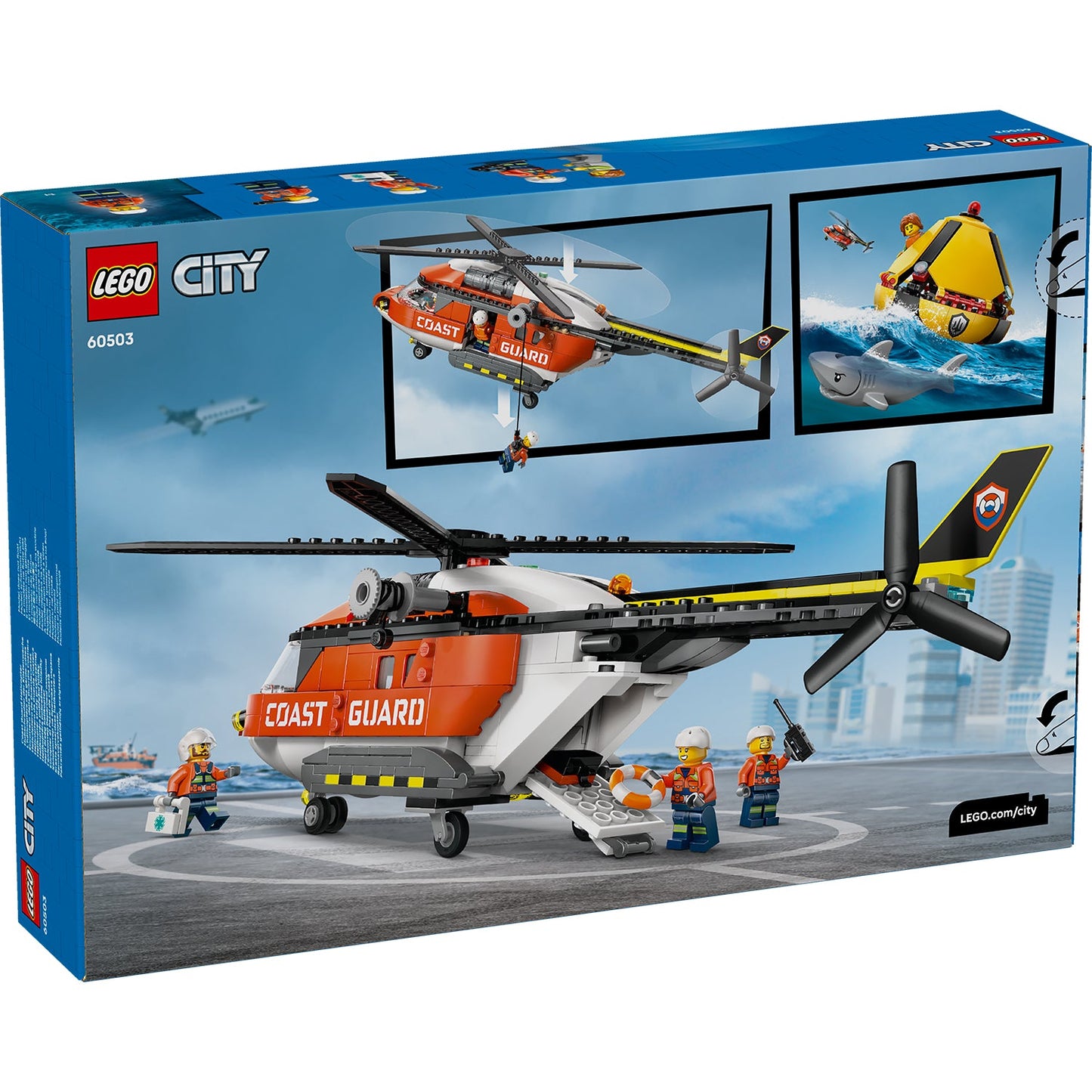 LEGO® City Coast Guard Helicopter - Trực thăng Cứu hộ Bờ biển - LEGO 60503 LEGO - ảnh 8 - LEGO Sets