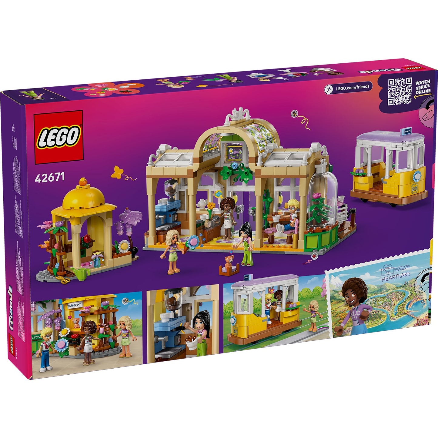 LEGO® Friends™ Plant Café & Flower Shop - Đồ chơi lắp ráp Tiệm Cà Phê Cây Cảnh & Cửa Hàng Hoa - LEGO 42671
