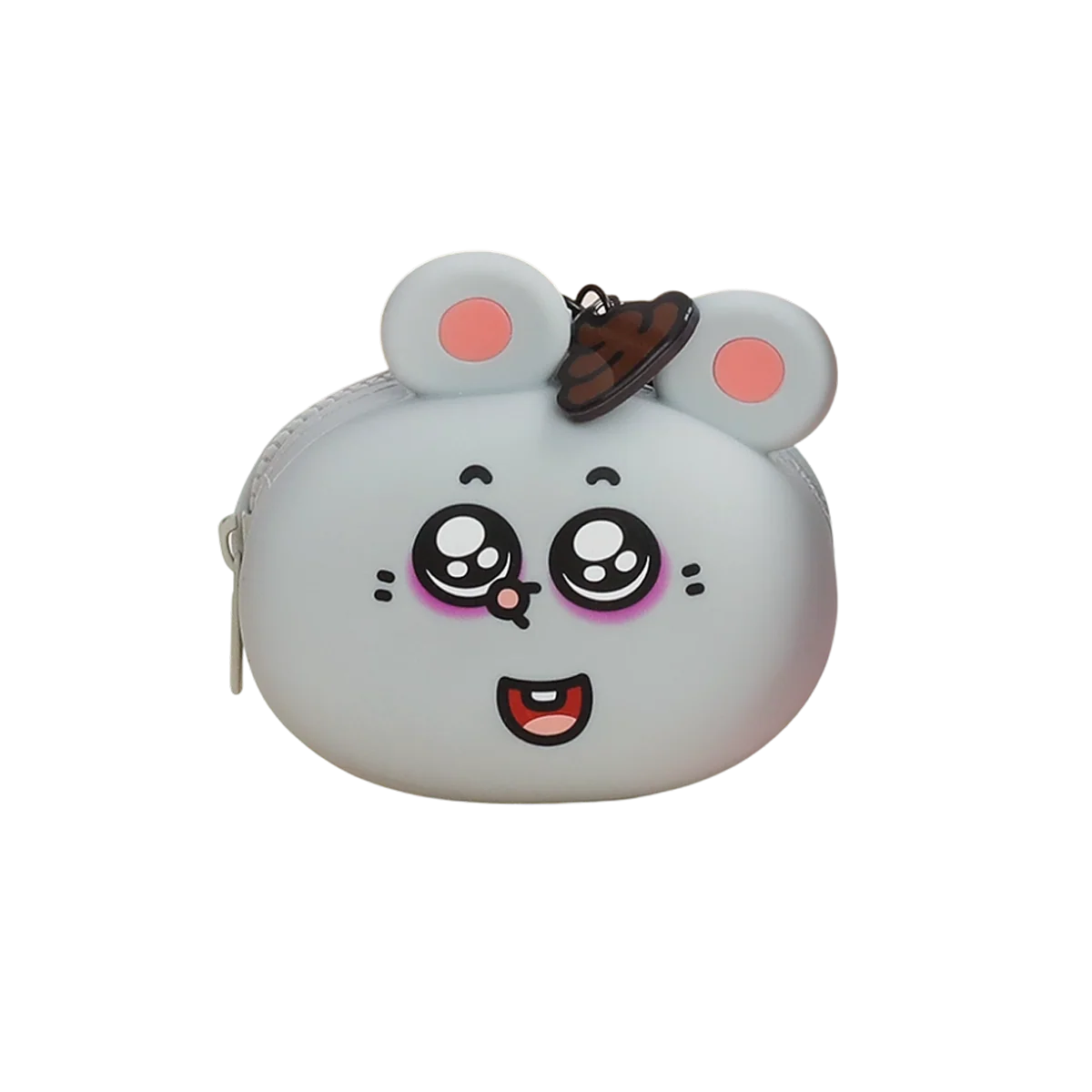 MEIJI & DASHU SILICONE BAG CHARM - EXHAUSTED