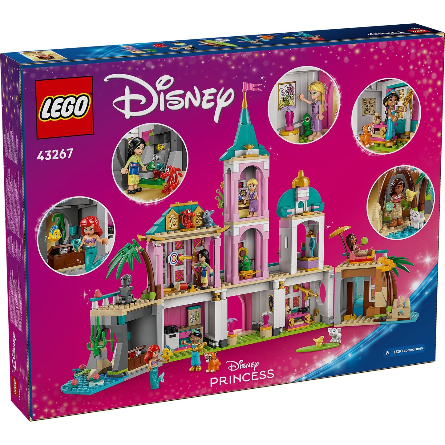LEGO® Disney™ Princess Castle & Royal Pets - Đồ Chơi Lắp Ráp Lâu Đài Công Chúa Disney - LEGO 43267 LEGO - Lego