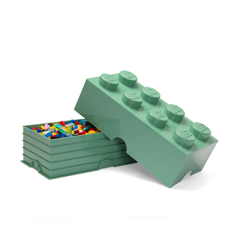 LEGO® Storage Brick 8 - Sand Green Hộp Đựng Đồ Chơi Xếp Chồng LEGO - Góc nhìn khác 3