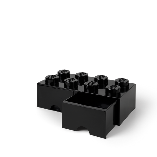 LEGO Brick Drawer 8 - Black | Hộp Lưu Trữ Ngăn Kéo Hình Viên Gạch LEGO | LEGO 40061733 - Hình ảnh chi tiết 2