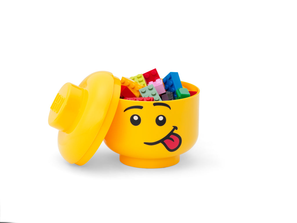 LEGO® Storage Head – Mini Silly - Hộp Đựng Đồ Hình Đầu LEGO Biểu Cảm Hài Hước - LEGO - Góc nhìn khác 3