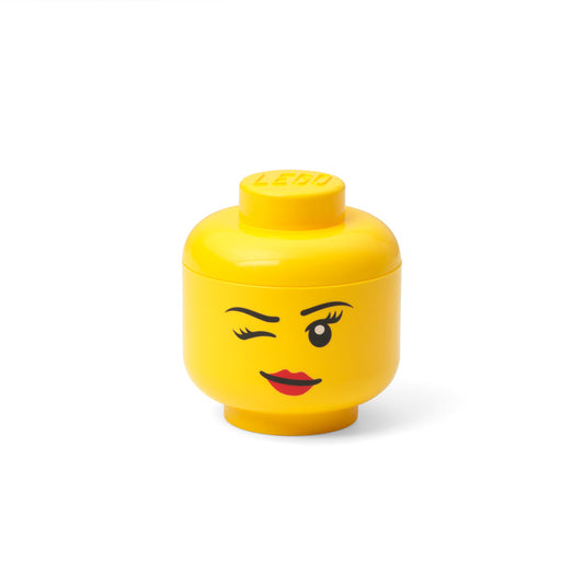 LEGO Storage Head Winking – Mini - Hộp Đựng Đồ Mini Hình Đầu Nhân Vật - LEGO 40331727 - Hình ảnh chi tiết 2