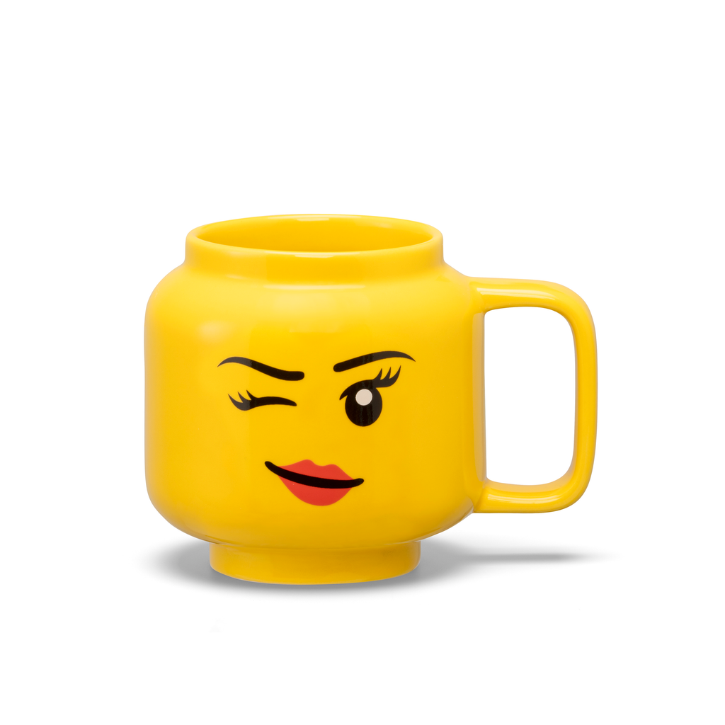 LEGO Ceramic Mug Winking Girl - Small - Ly Sứ Hình Đầu Nhân Vật LEGO - Hình ảnh chi tiết 2