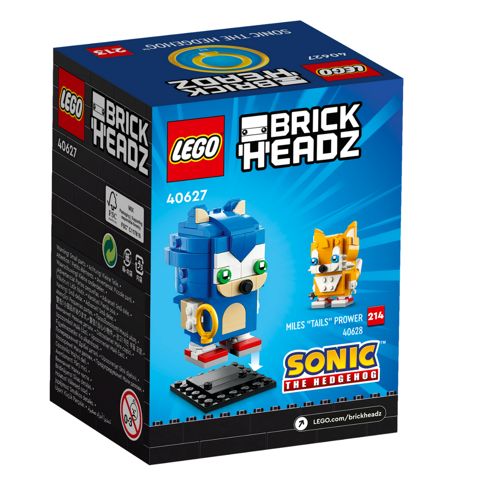 LEGO® BrickHeadz™ Sonic the Hedgehog™ - Mô hình lắp ráp Nhím Sonic 40627 - LEGO - Hình ảnh bổ sung 5