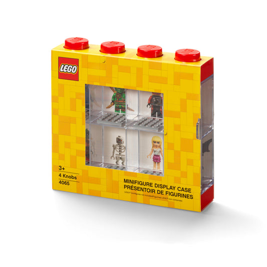 LEGO Minifigure Display Case 8 - Red Hộp Trưng Bày 8 Nhân Vật LEGO - Hình ảnh chi tiết 2