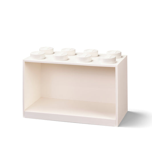 LEGO® 8-Stud Brick Shelf - White Kệ Treo Tường Trang Trí 8 Nút LEGO - Hình ảnh chi tiết 2