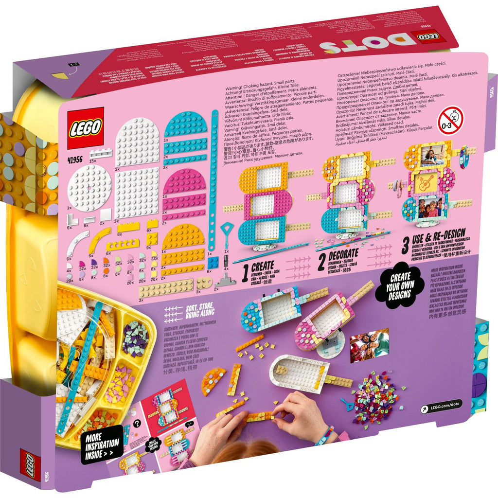 LEGO® DOTS™ Ice Cream Picture Frames & Bracelet - Bộ Lắp Ráp Khung Ảnh & Vòng Tay Sáng Tạo - LEGO 41956 LEGO - Arts & Crafts