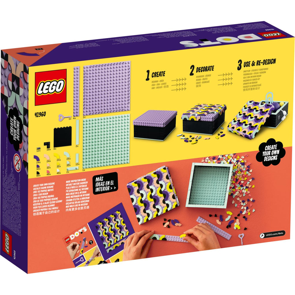LEGO® DOTS™ Big Box 41960 - Hộp Lưu Trữ Thủ Công Sáng Tạo - LEGO LEGO - LEGO Sets